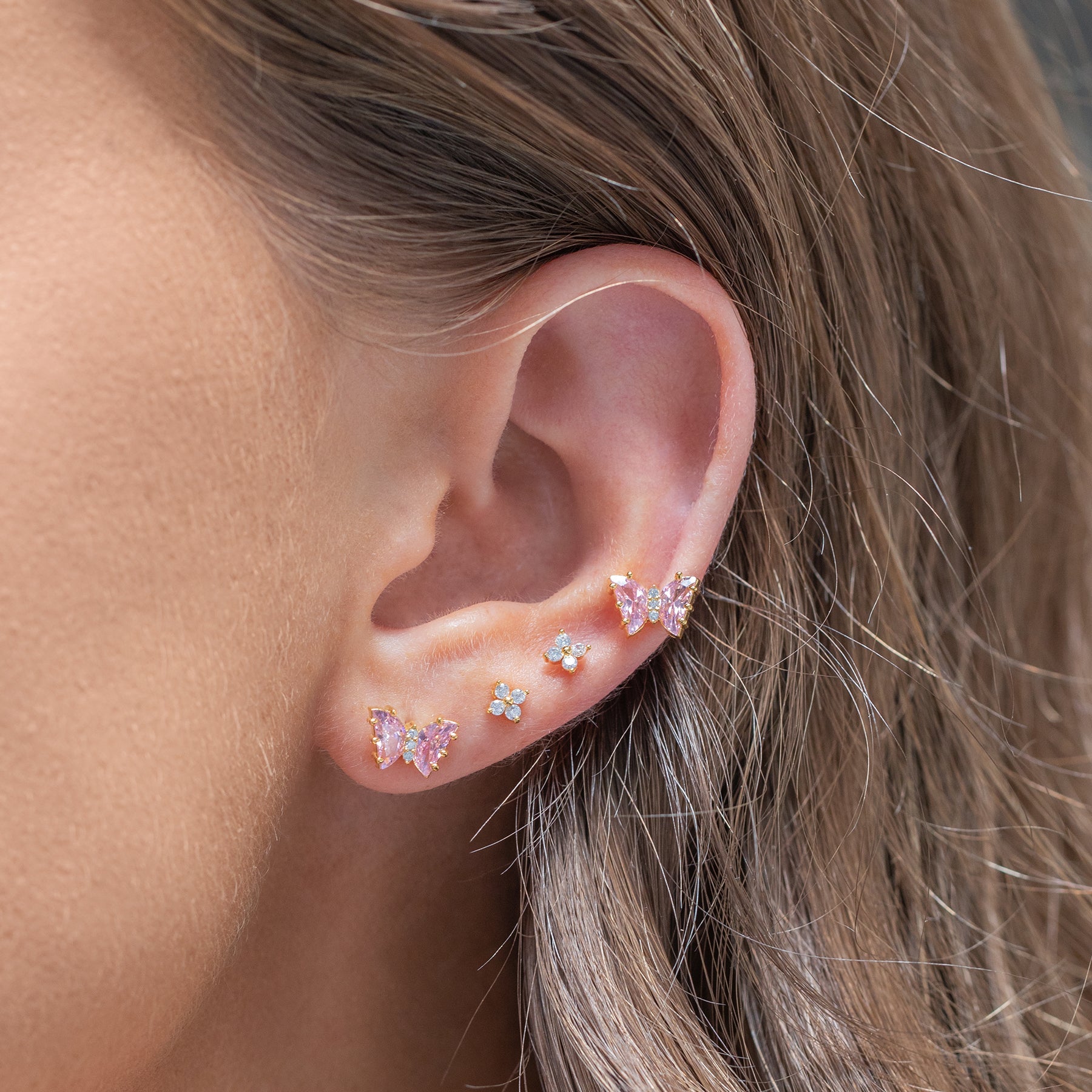 BOUCLES D'OREILLES "FLYE"